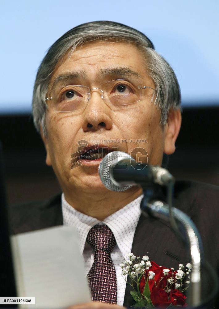 Japan's economy on track to achieve 2% inflation: Kuroda