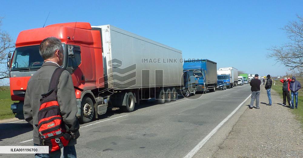 Crimea border with Ukraine