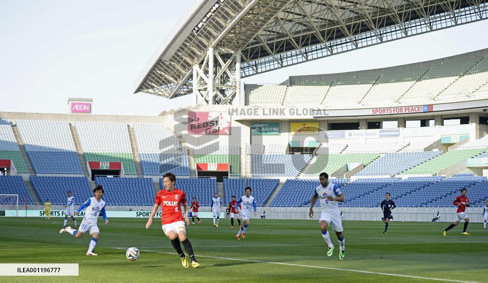 Soccer game held closed-door