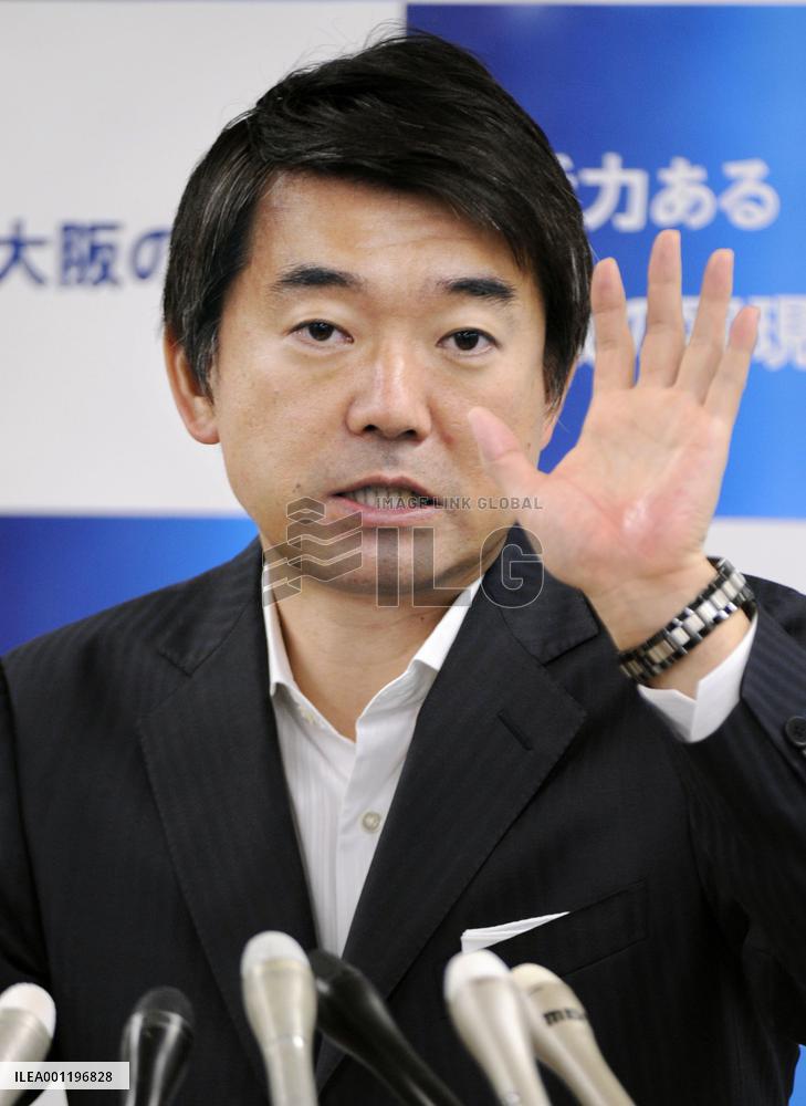 Re-elected Osaka mayor