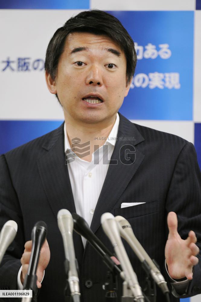 Re-elected Osaka mayor