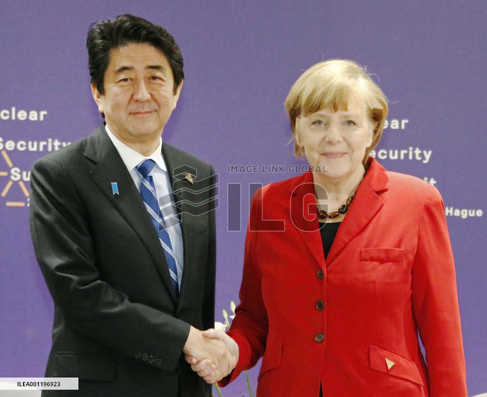 Japan, German leaders meet