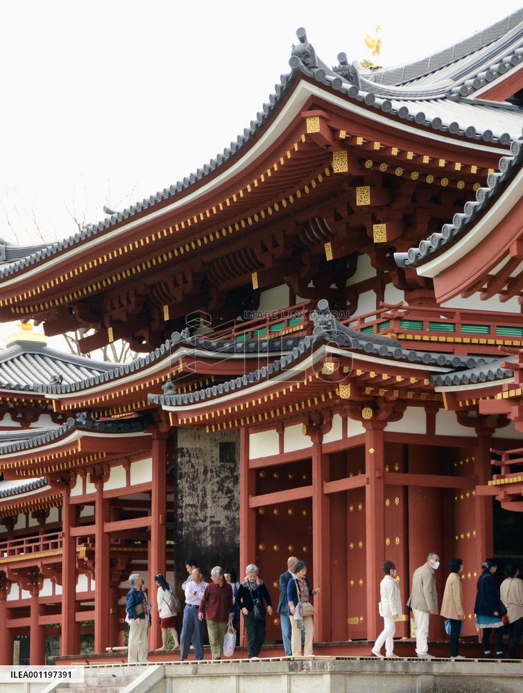 Kyoto temple after renovation