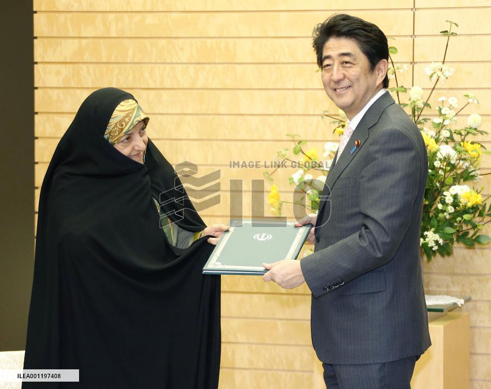 Iran vice president in Japan
