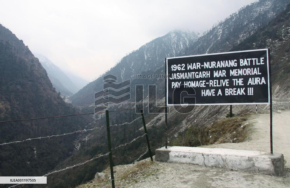 Site of 1962 Sino-Indian war in northeastern India