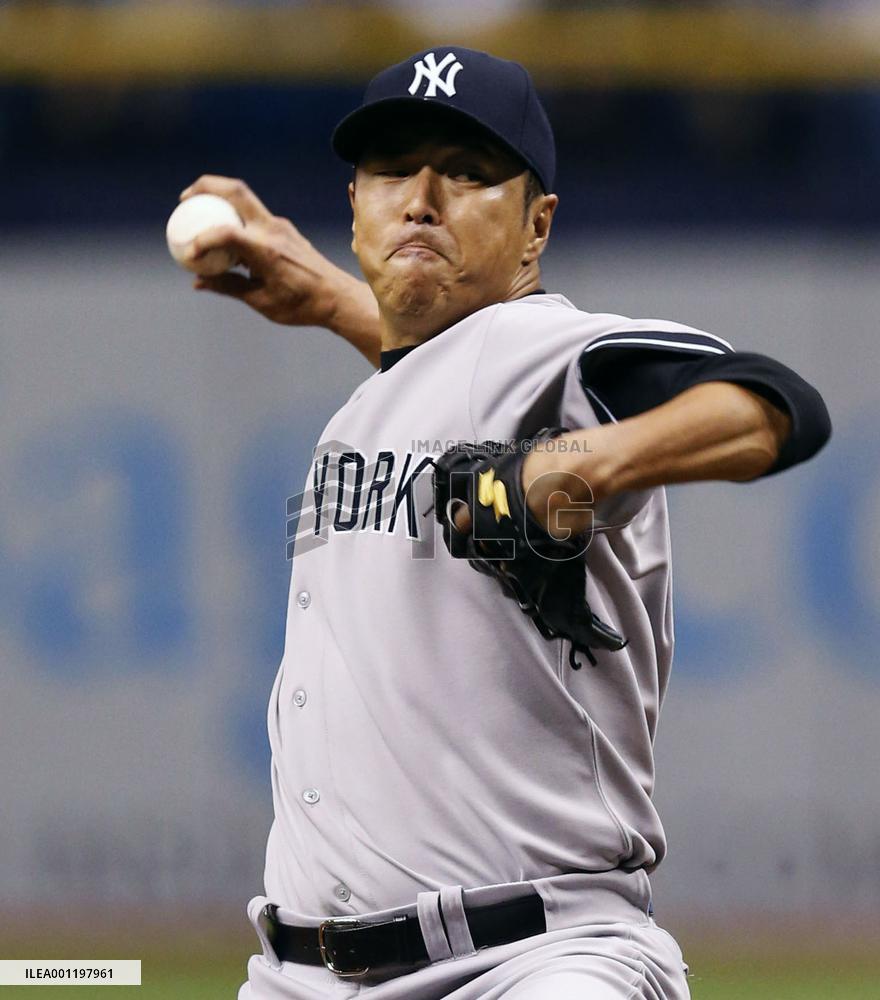 Kuroda, Yanks' 5-game hot streak cooled off by Rays