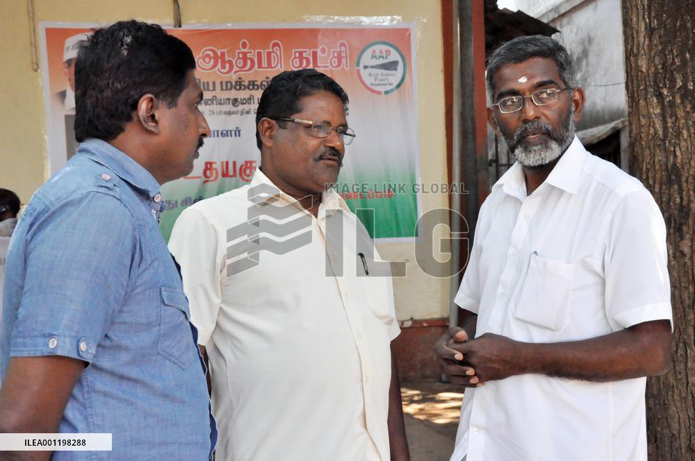 Antinuclear candidate Udayakumar in India