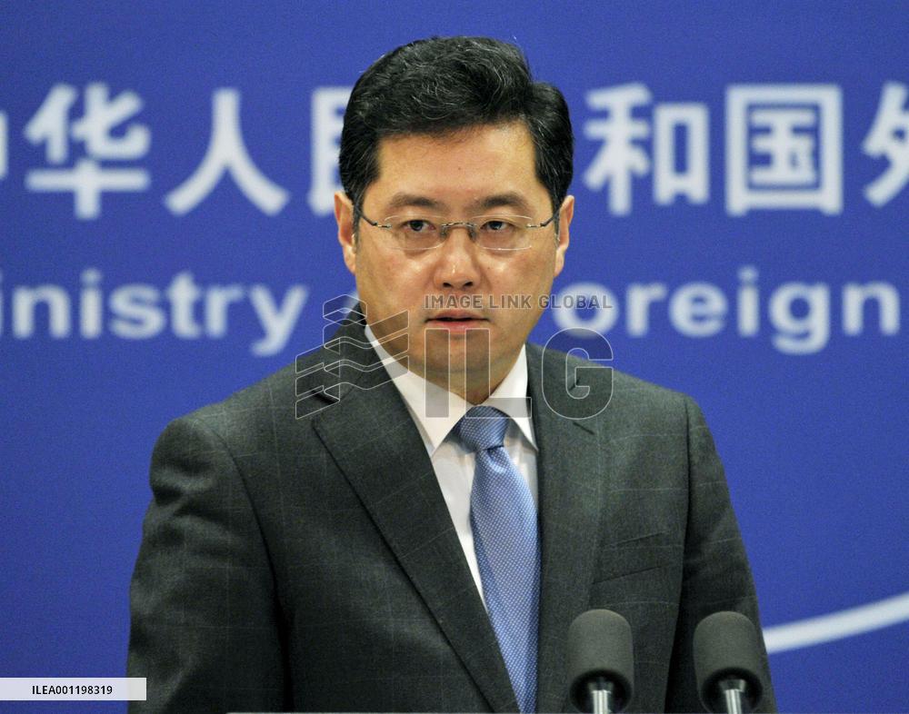 China foreign ministry spokesman meets press