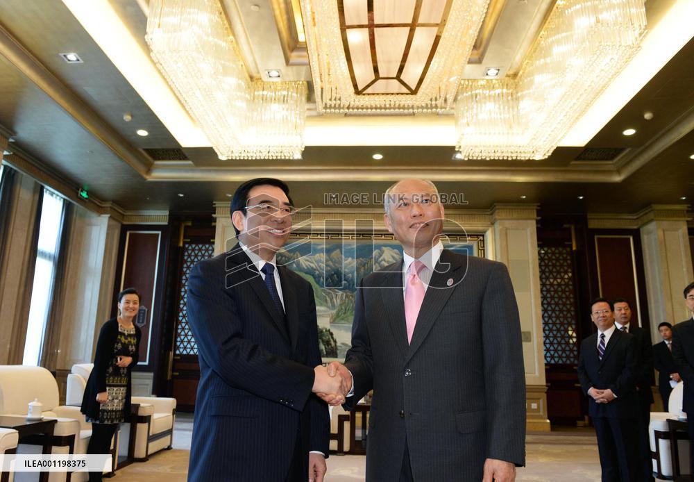 Tokyo governor in Beijing