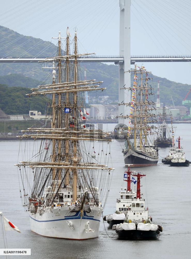 Nippon Maru at Nagasaki Tall Ships Festival