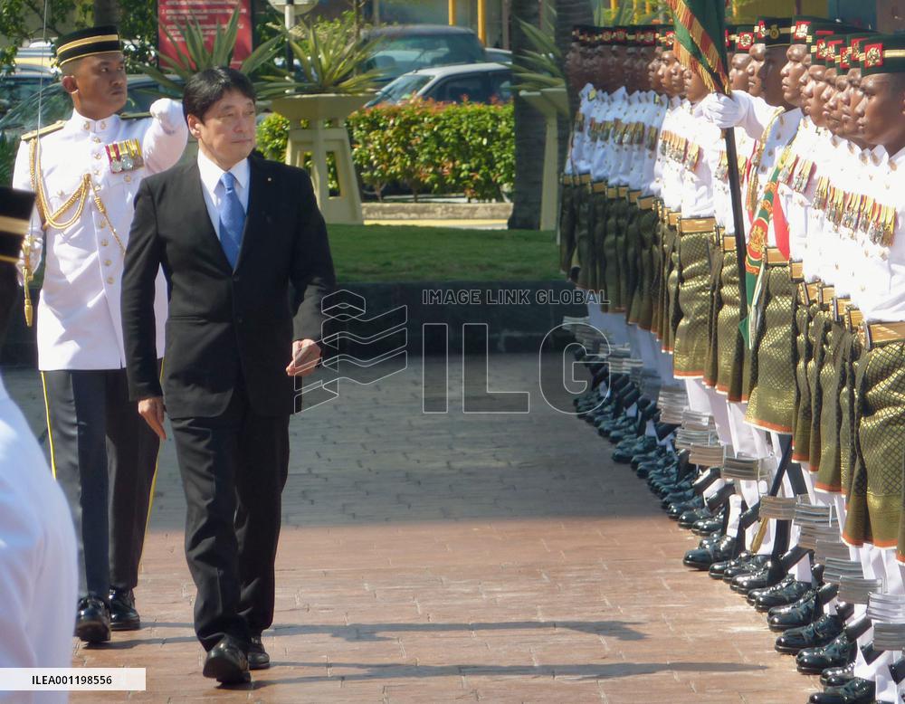 Japanese defense minister in Malaysia
