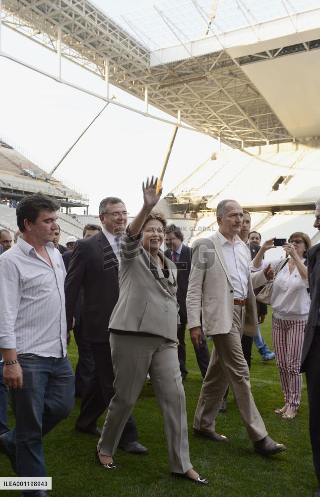 World Cup stadium in Sao Paulo