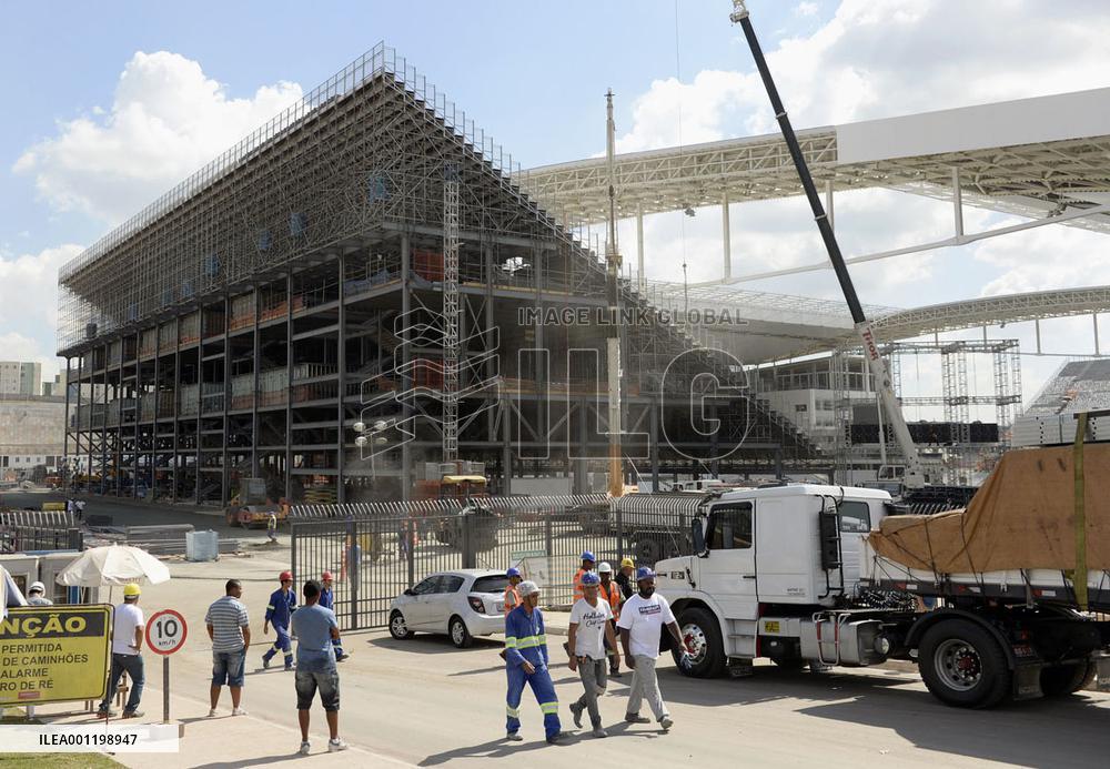 World Cup stadium in Sao Paulo