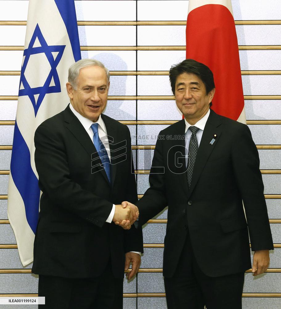 Abe meets with Netanyahu