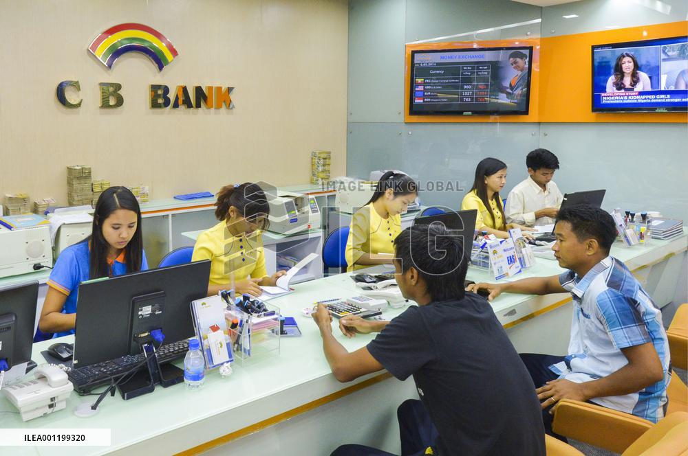 CB Bank branch in Yangon, Myanmar