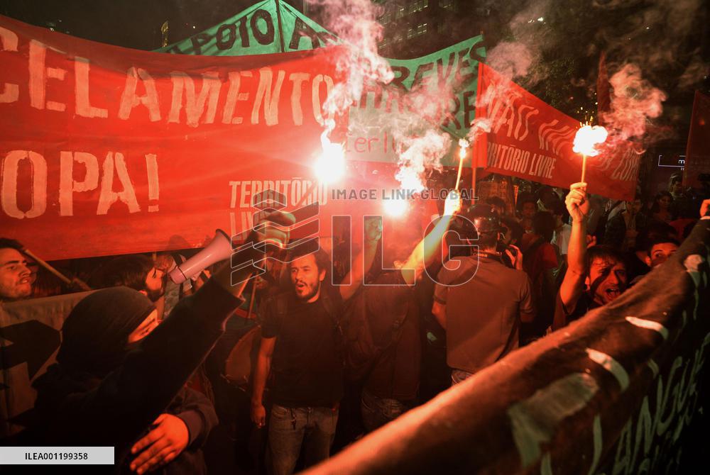 Protests against World Cup in Brazil