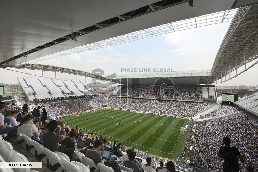 1st official match at Arena de Sao Paulo