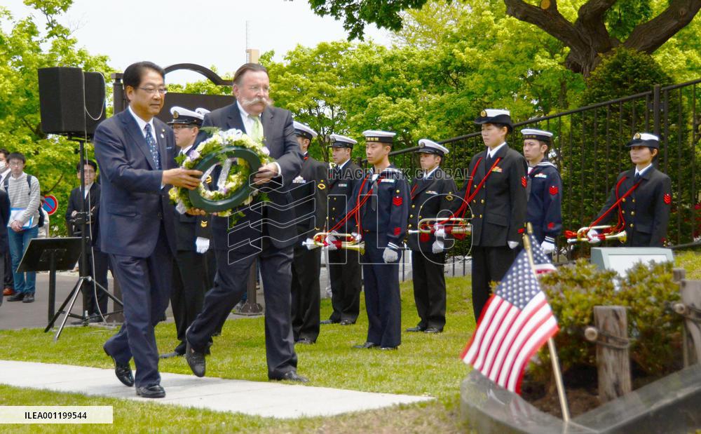 160th anniv. of U.S. naval fleet to Hakodate held