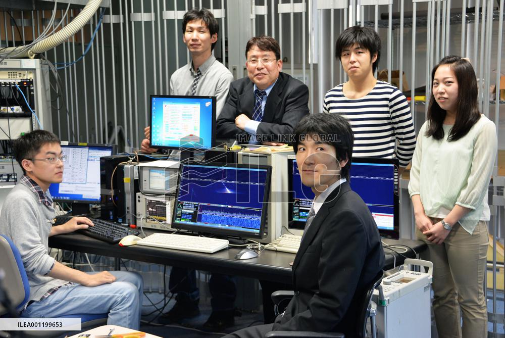 Kagoshima Univ. students build tiny satellite