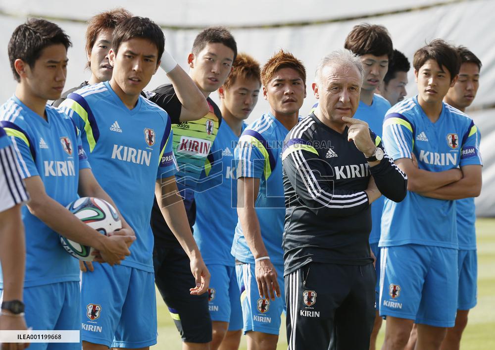 Japan's World Cup squad starts training camp