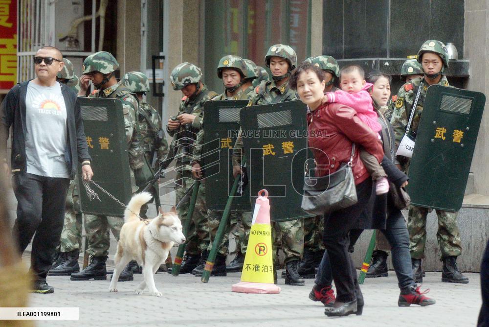 Urumqi day after blast