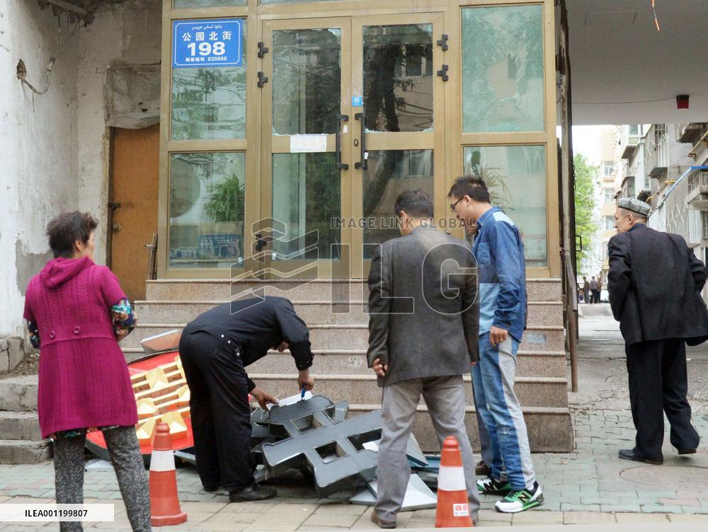 Urumqi day after blast