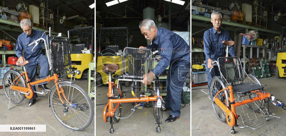 Unique bicycle-wheelchair developed