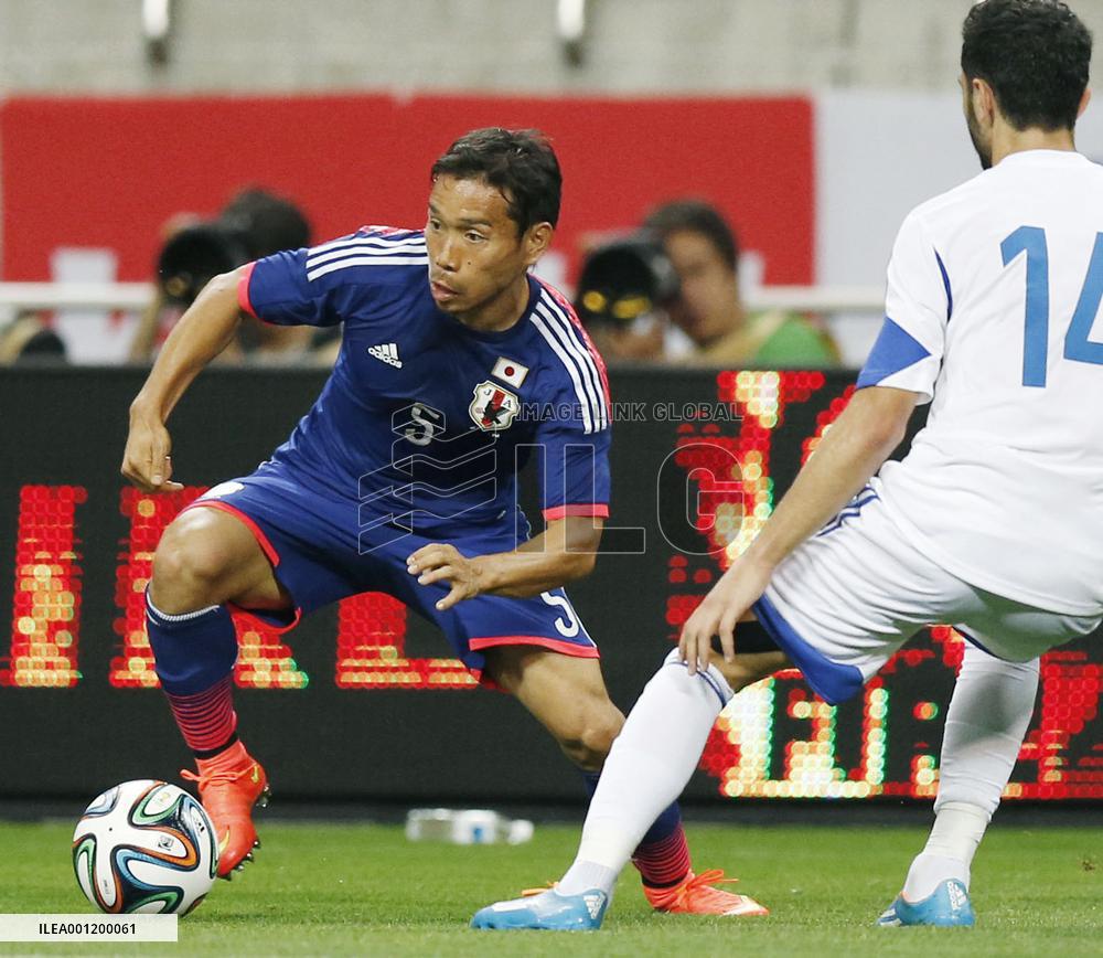 Nagatomo in World Cup warm-up against Cyprus