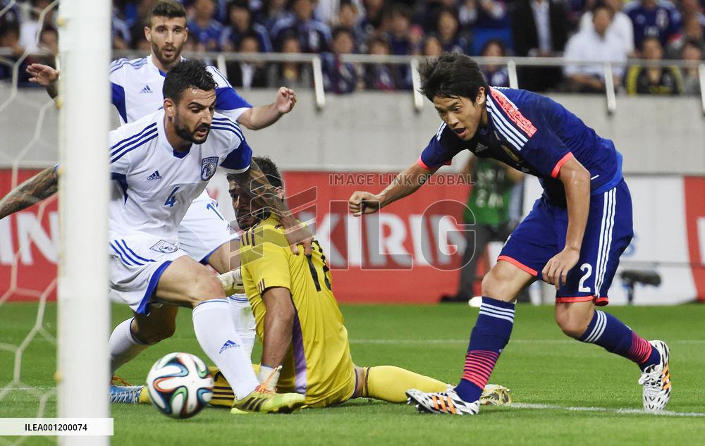 Japan beat Cyprus in int'l friendly