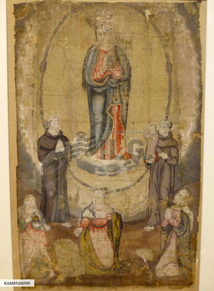 Painting of Virgin Mary returns to Nagasaki from France