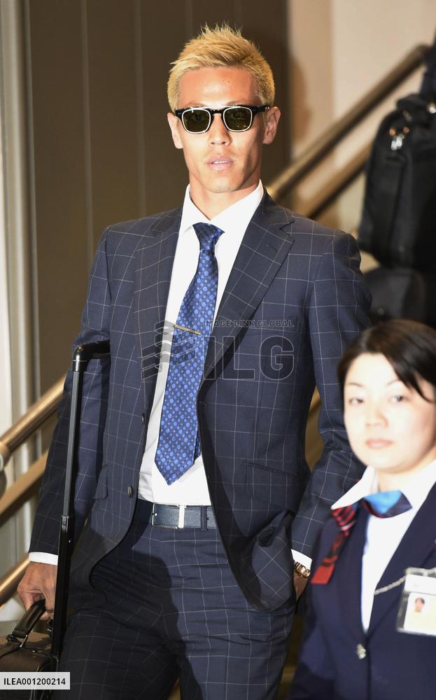 Honda heading toward Florida for World Cup training camp