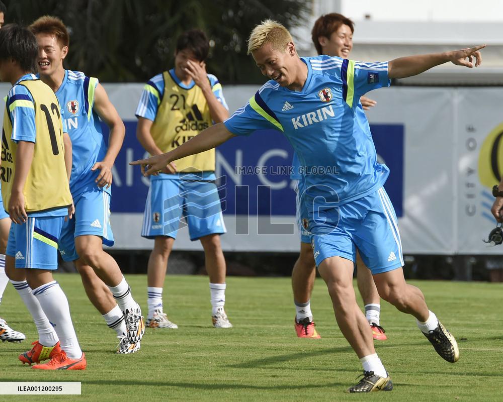 Japan World Cup squad trains in Florida