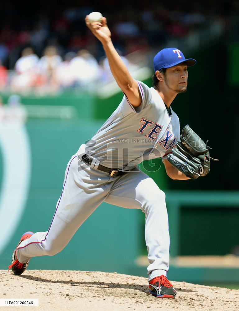 Darvish in Rangers' victory against Nationals
