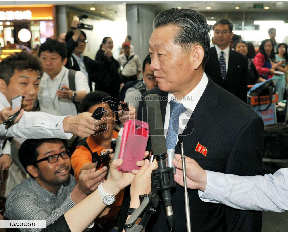 N. Korean envoy ready to visit Japan