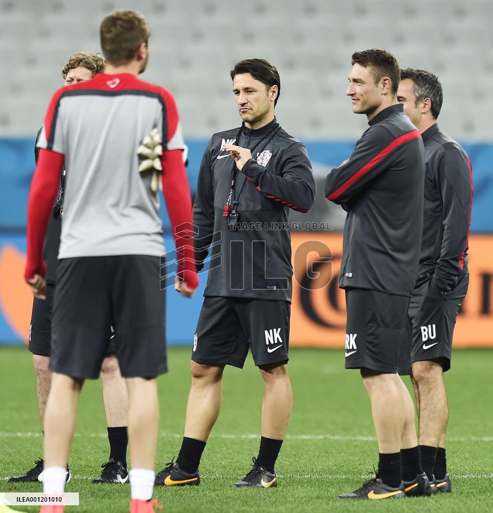 Croatia a day before World Cup opening match
