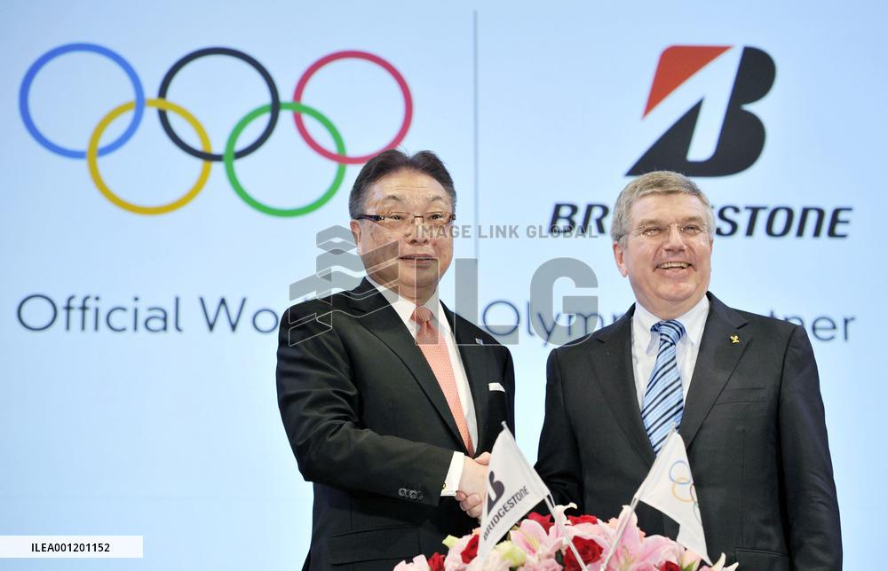 Bridgestone becomes official sponsor of Olympic Games through 2024