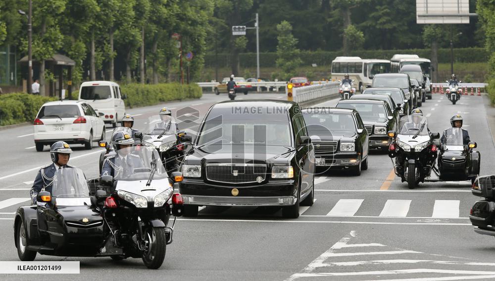 Prince Katsura's funeral