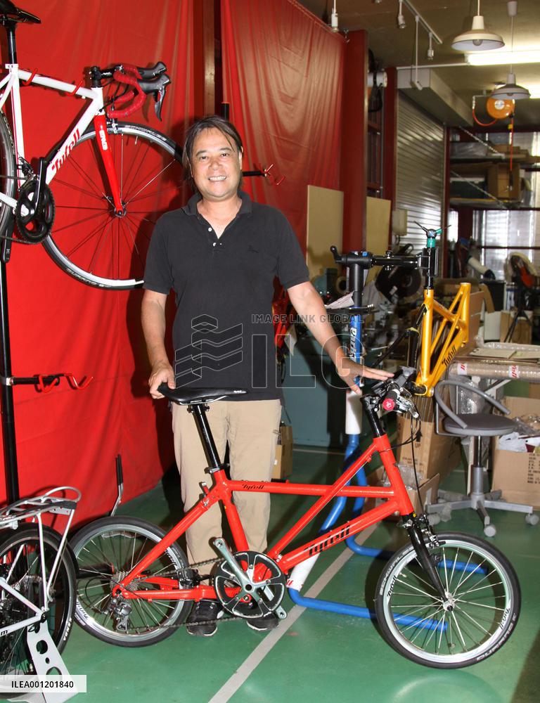 Bicycles with distinctive frames popular overseas