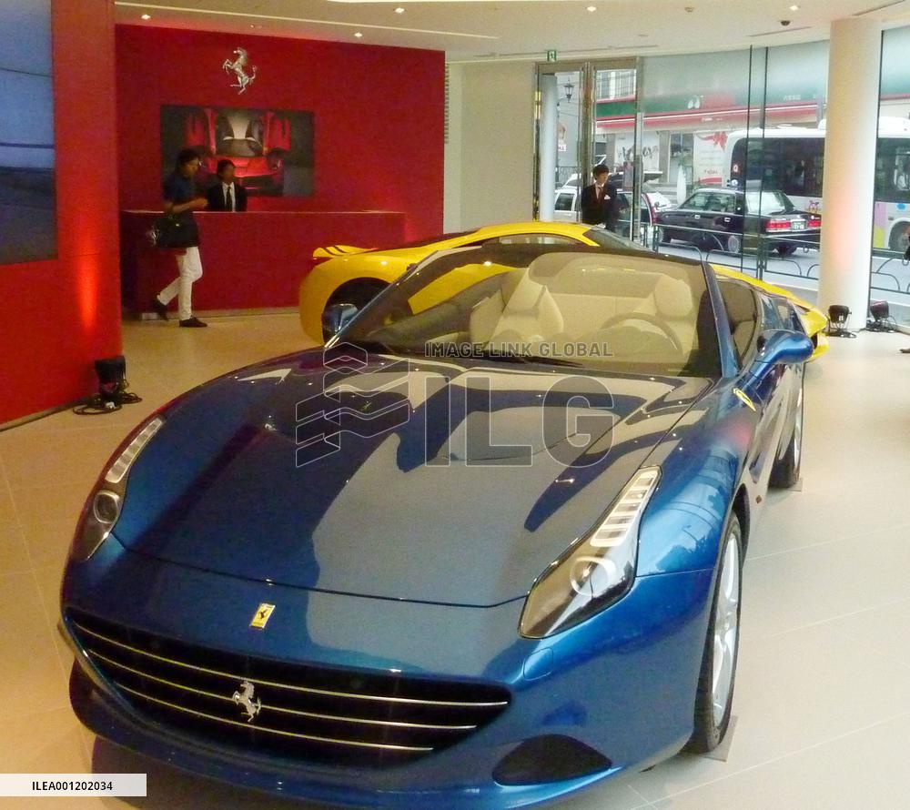 Ferrari shows Roppongi showroom to press