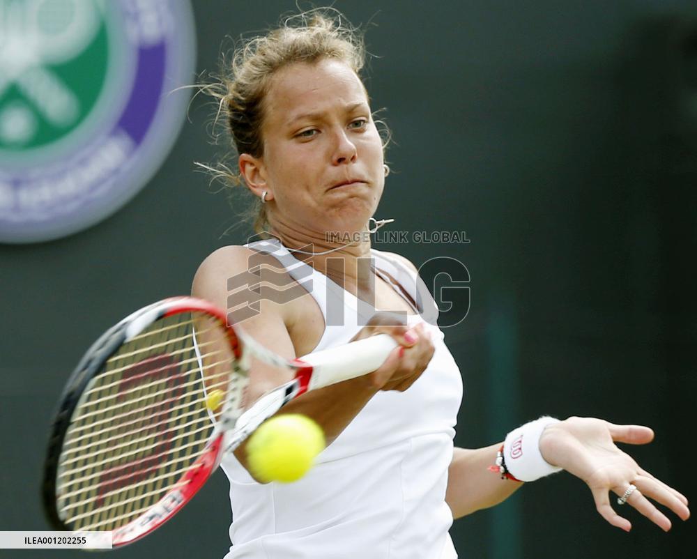 Czech Republic's Strycova beats China's Li at Wimbledon tennis