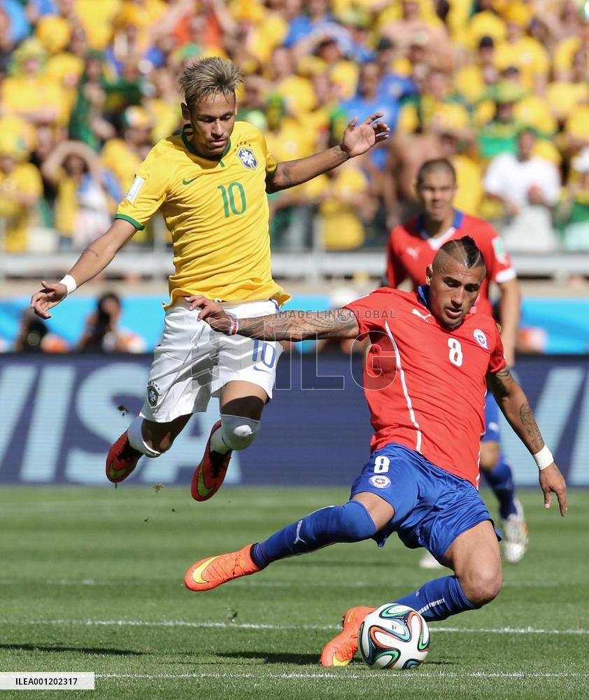 Brazil edge Chile 3-2 on penalties