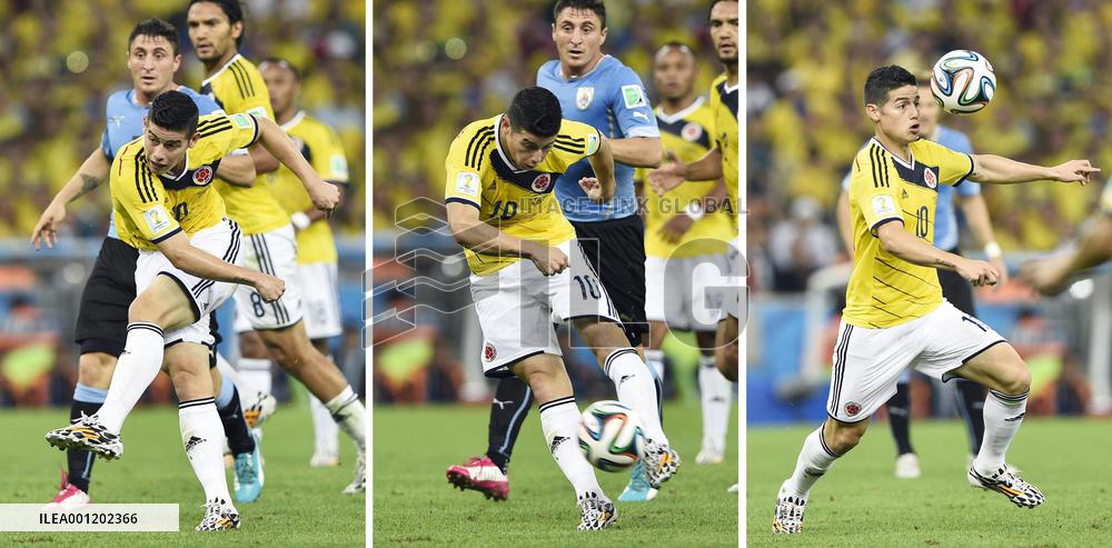Colombia beat Uruguay 2-0