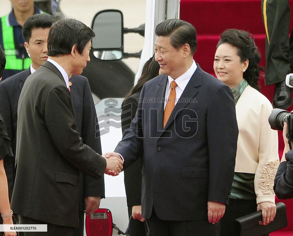 Chinese leader Xi in S. Korea