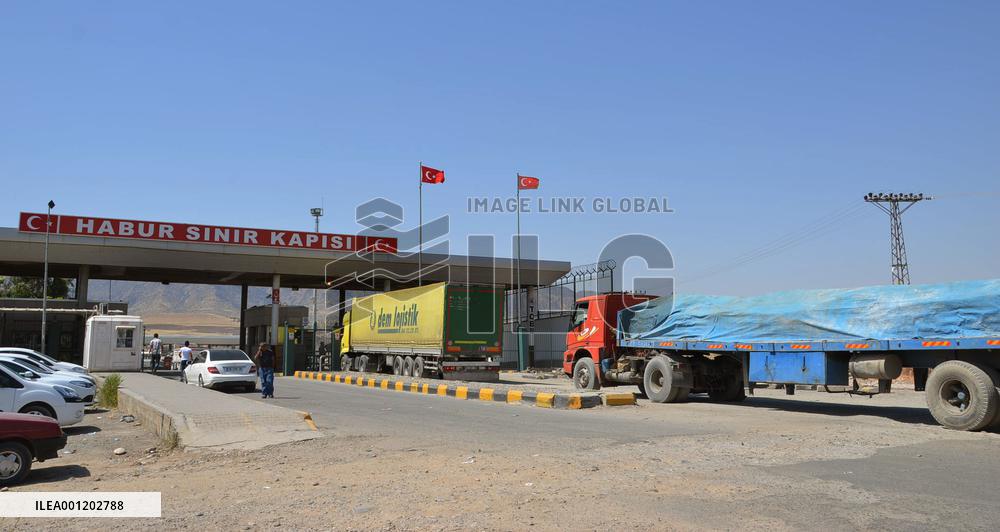 Turkey-Iraq security check point