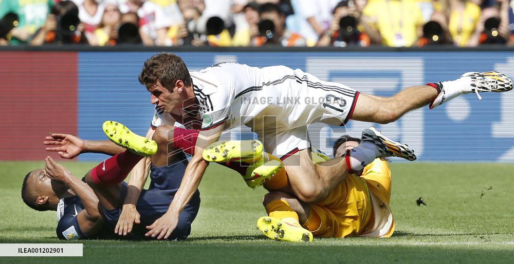 Germany beat France 1-0 in World Cup quarterfinal