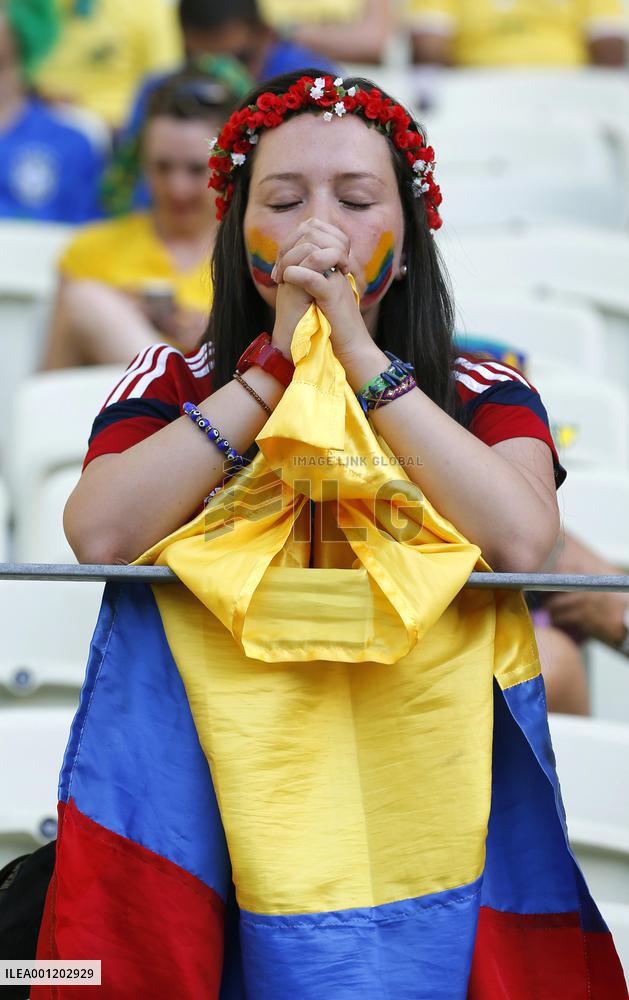 Brazil beat Colombia 2-1 in World cup quarterfinal match