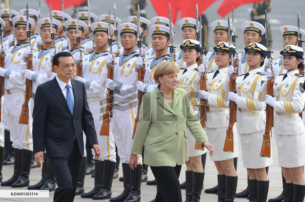 Merkel in Beijing