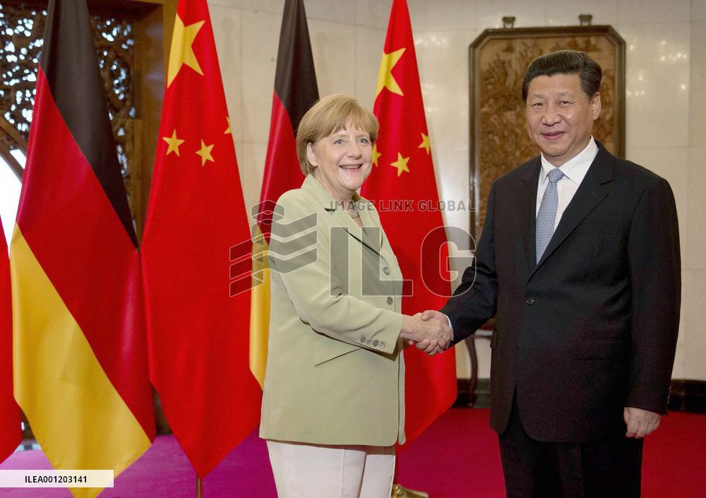 German Chancellor Merkel, Chinese President Xi meet in Beijing
