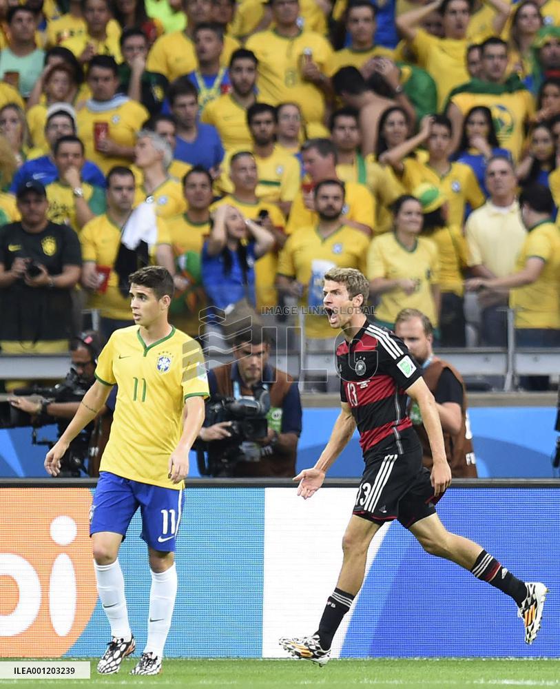 Germany crush Brazil 7-1 to reach World Cup final