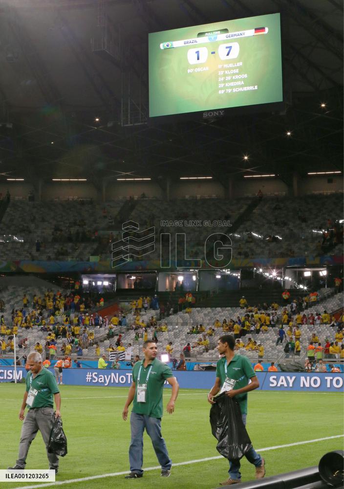 Germany crush Brazil 7-1 to reach World Cup final